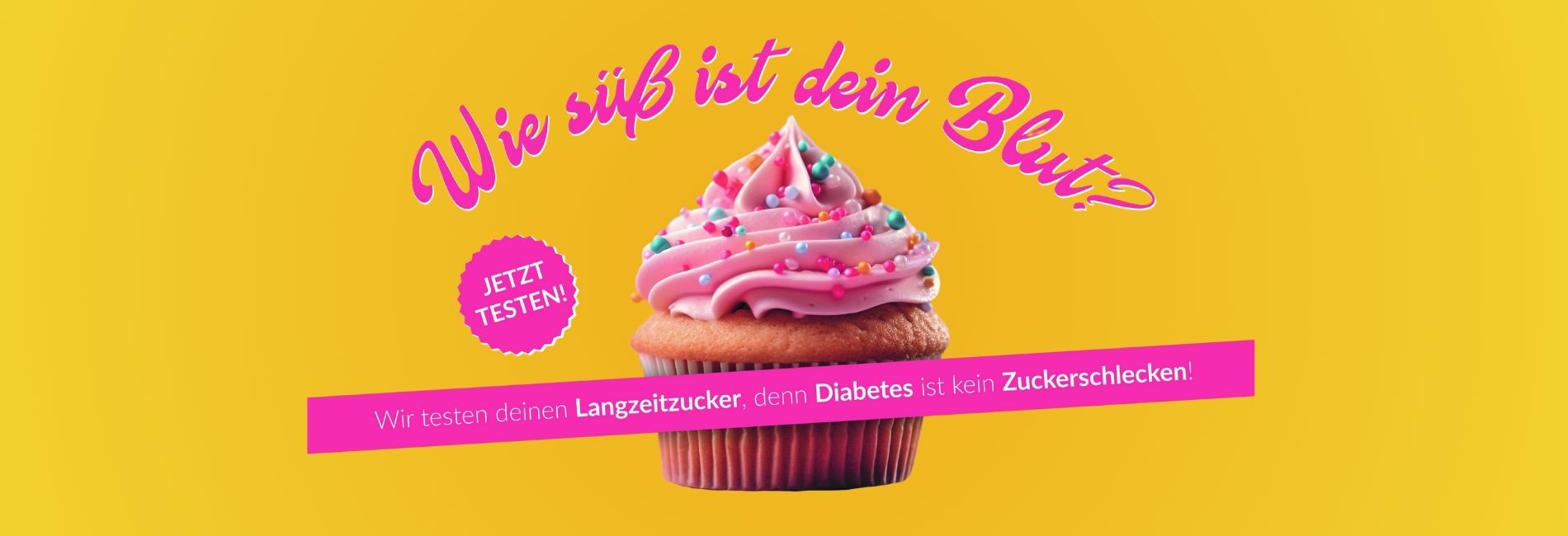 Wir testen Deinen Langzeitzucker in unserer Kulmland Apotheke, denn Diabetes ist kein Zuckerschlecken.